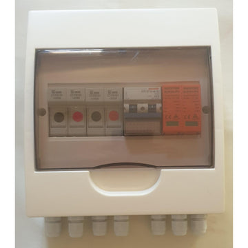 Acconet 250V Protection Box 2 Inputs 1 Outputs 50A Isolator 10A fuses-0